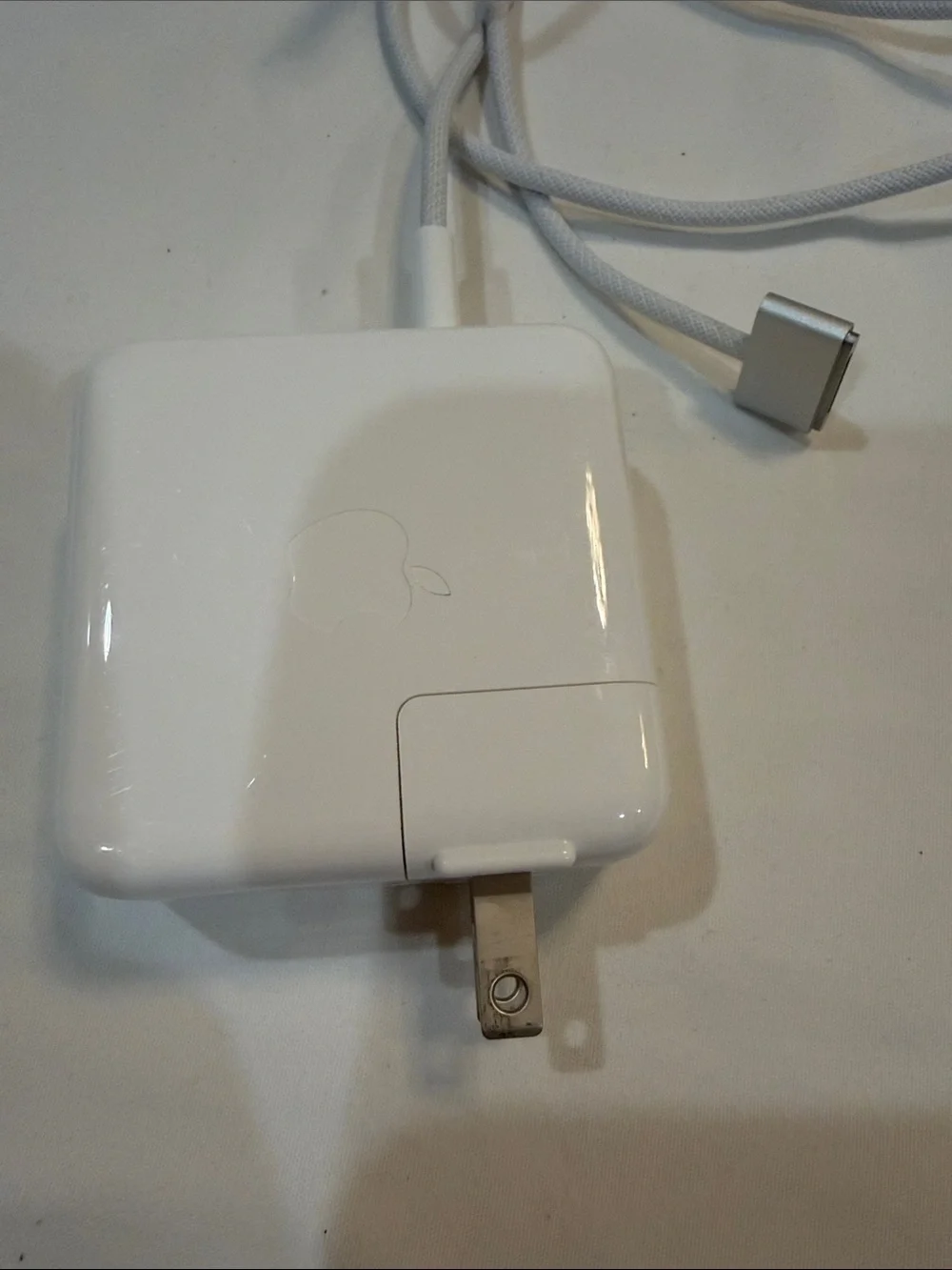 Apple White MagSafe Charger with Braided Cable